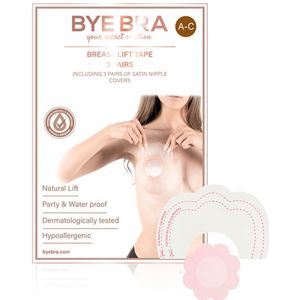 Bryst Tape Bye Bra push-up tape Silk Str. A. B og C