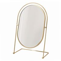 UNIQ Oval Lux Bord Spejl - Guld