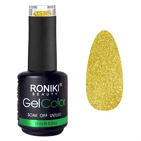 RONIKI Gel Neglelak Diamond Gold (DH01)