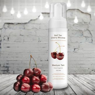 Image of Spray tan Cherry Mousse 200ml. Medium tan