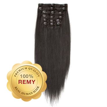 Image of Clip On Extensions - 40 cm #1B Naturlig sort