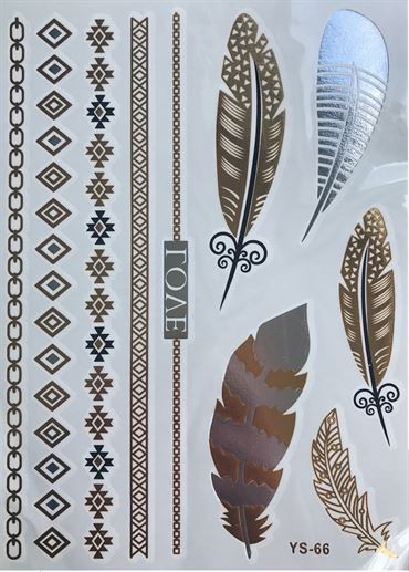 Flash Tattoos, Glam Flash Tattoo No. 10 Billede af Flash Tattoos, Glam Flash Tattoo No. 10
