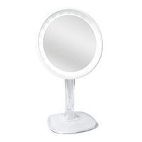 UNIQ Halo LED makeup spejl med 10x forstørrelse - Hvid