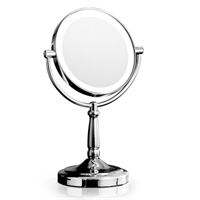 UNIQ Makeup Spejl med Lys og 5 x forstørrelse, Medium