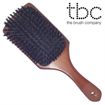 Image of TBC® Boar Bristle pladesbørste med vildsvinehår