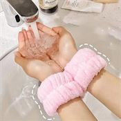 Mikrofiber Wrist Washband - Pink 2 stk.